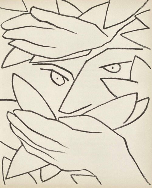 1951 Françoise Gilot Pages d'Amour Lithograph