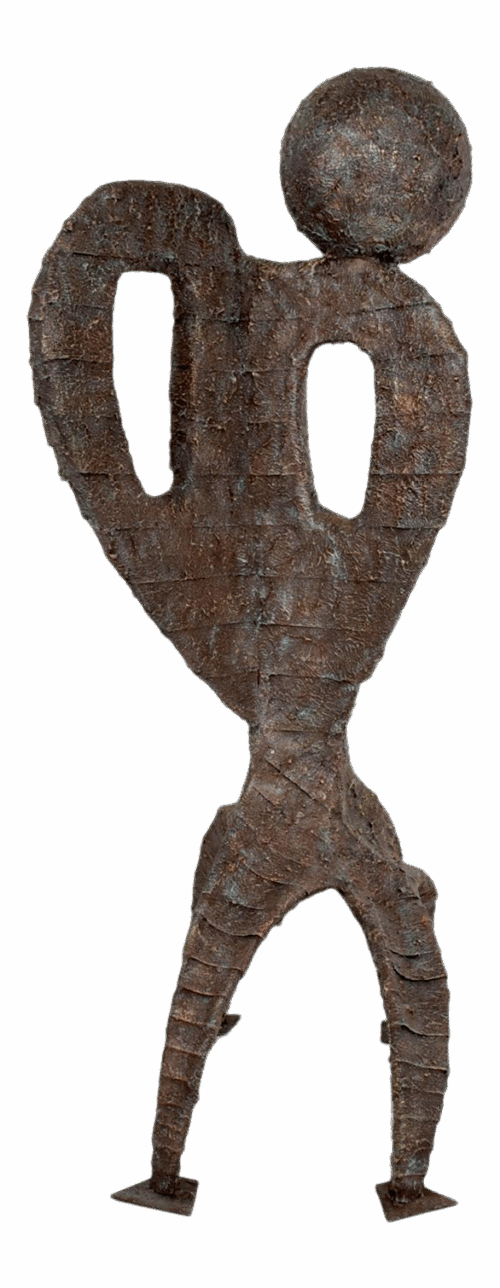 1971 Monumental Brutalist Abstract Metal Sculpture