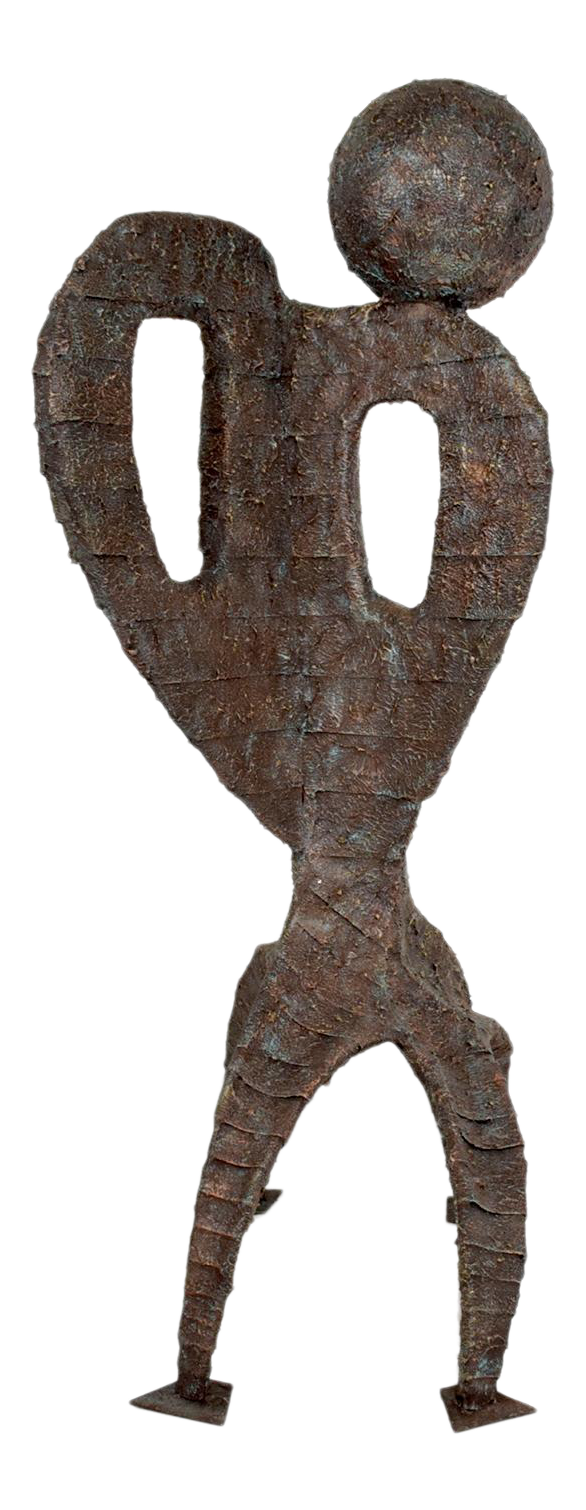 1971 Monumental Brutalist Abstract Metal Sculpture