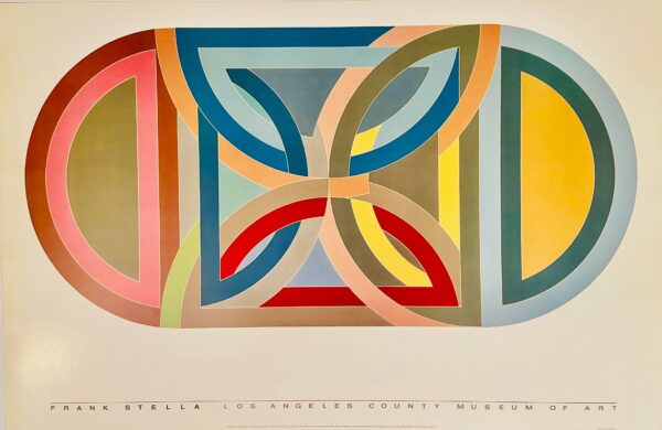 1980s Los Angeles County Museum of Art Frank Stella Exhibition Poster