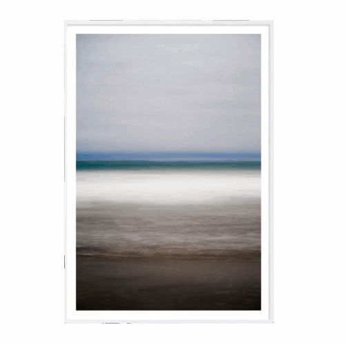 Abstract Framed Ocean Photographic Print