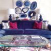 Blue Agate Gem Stones Photographic Fine Art Print - 50" X 40"
