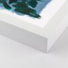 Blue Botanical Diptych by Lia Burke Libaire in White Frame, XS Art Print