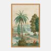 China Palm by Paul Montgomery in Gold Frame, Large Art Print