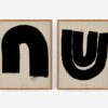 Contemporary Minimalist Abstract Giclee Prints - a Pair