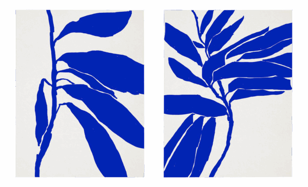 Contemporary Minimalist Botanical Giclee Prints - a Pair Contemporary Minimalist Botanical Giclee Prints - a Pair