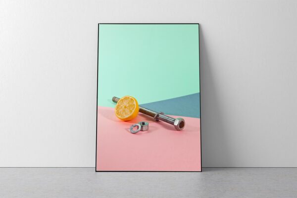 Contemporary Still Life Photo, "Miami Futuristic Cocktail Lounge #5", Limited Edition Giclée Print on Gallery Satin PhotographicPaper