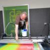 David Lawrence the American Way, #3, 2013 SIlkscreen Monoprint