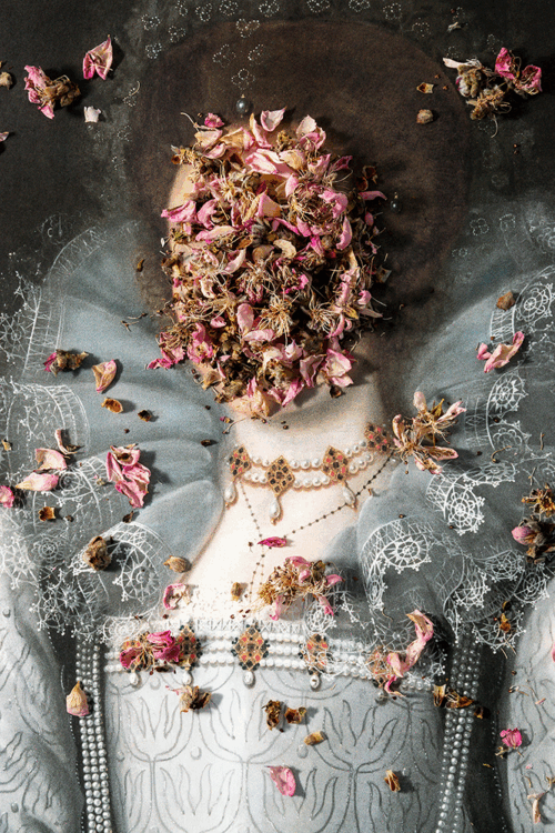"Even Flowers Died in 2020" Contemporary Dada Style Limited Edition Photograph by Zeren Badar