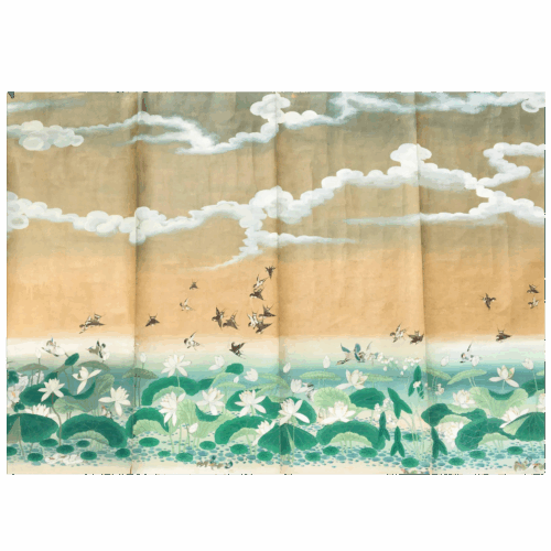 Hand Painted Chinese Wallpaper