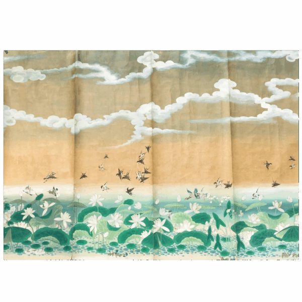 Hand Painted Chinese Wallpaper Hand Painted Chinese Wallpaper