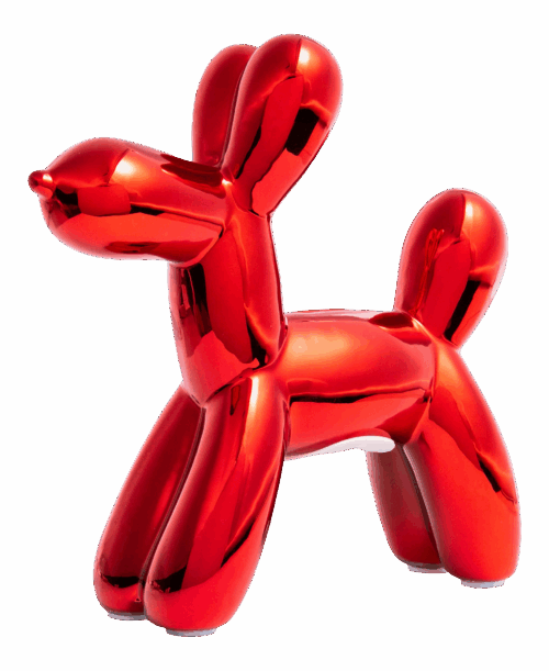 Interior Illusions Plus Red Mini Ceramic Dog Piggy Bank - 7.5" tall