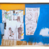 Jean Michel Basquiat Vintage 1997 Framed Fine Art Lithograph Print " Worthy Constituents " 1986