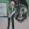 Modern Art Expressionist Oil Painting by Michael Hafftka - Meltzer & Meltzer