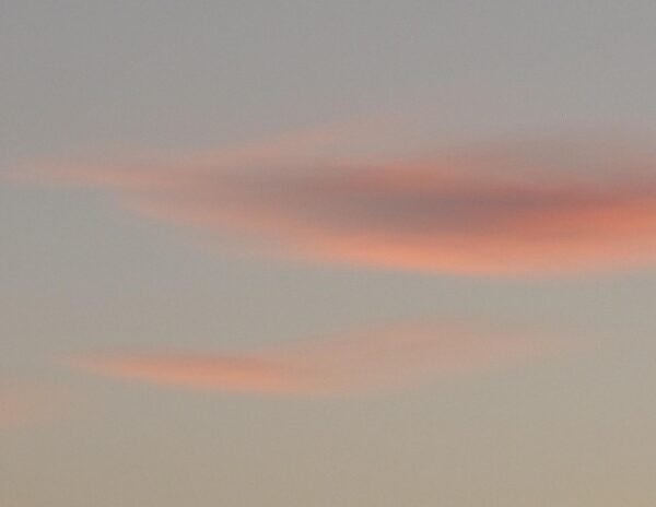 Mounted Contemporary Abstract Clouds Mounted Photographic Color Print