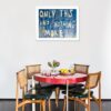 Only This And Nothing More by Virginia Chamlee in White Frame, Medium Art Print