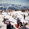Original Slim Aarons Verbier Vacation Photographic Print