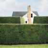 "Privacy #5" Contemporary House Photograph Landscape Digital Collage by Carol Erb