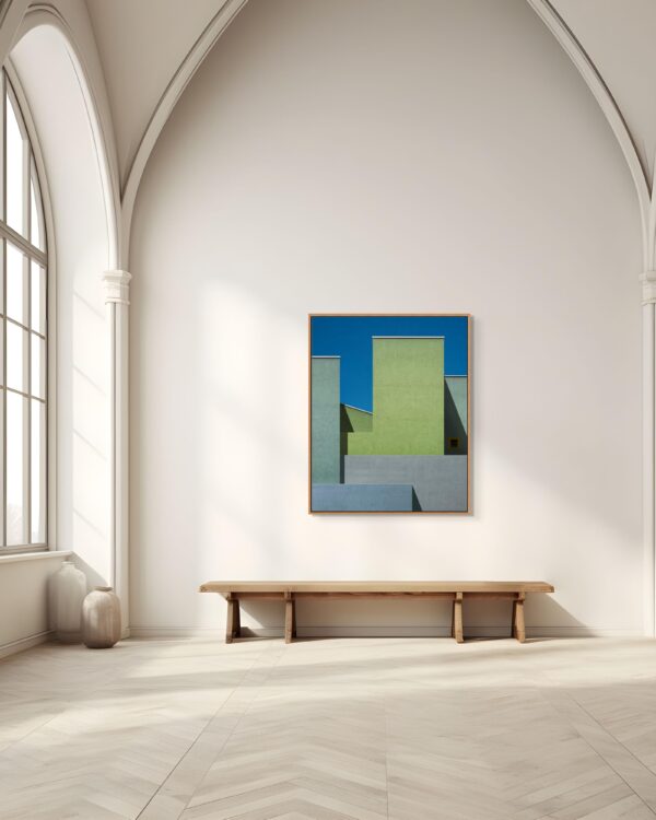 Side View II by Marc Fischer – Unframed Architectural Study on Archival Paper | Limited Edition Fine Art Photography