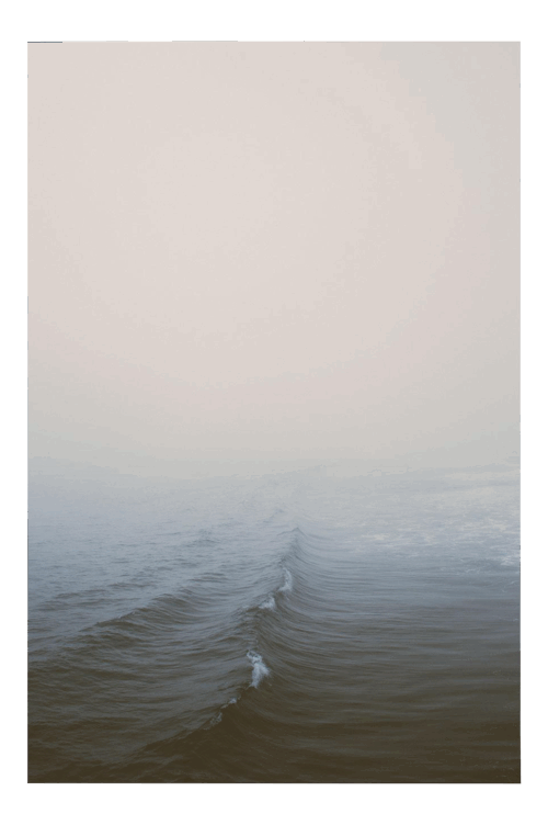 "Wave" Minimalist Ocean Photograph by Capricorn Press
