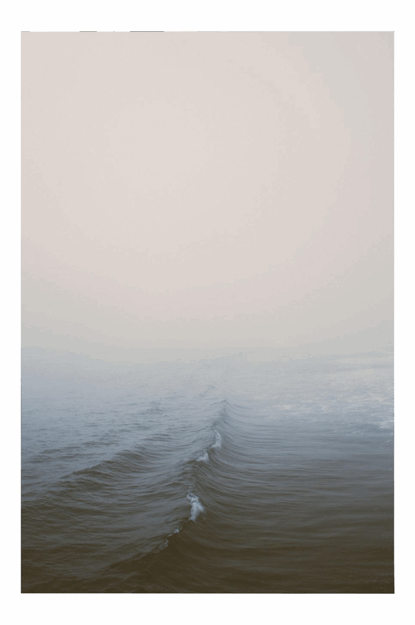 "Wave" Minimalist Ocean Photograph by Capricorn Press