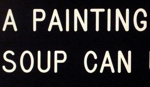 William Anastasi, "A Painting of a Soupcan Used to Hang Here" Print by William Anastasi