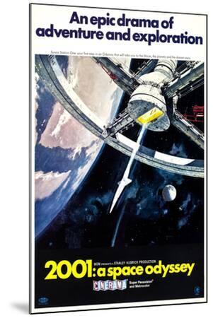 2001: A Space Odyssey - Wood-Mounted Wall Art Print, 24x36 2001: A Space Odyssey - Wood-Mounted Wall Art Print, 24x36