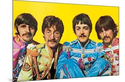 24X36 The Beatles - Lonely Hearts - Wood-Mounted Wall Art Print, 36x24 24X36 The Beatles - Lonely Hearts - Wood-Mounted Wall Art Print, 36x24