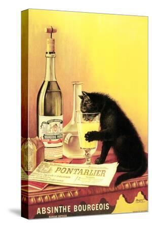 Absinthe Bourgeois - Canvas Print Wall Art, 12x18