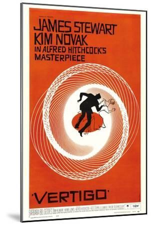 Listen Darkling, 1958, "Vertigo" Directed by Alfred Hitchcock - Wood-Mounted Wall Art Print, 12x18