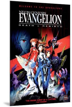 Neon Genesis Evangelion: Death & Rebirth - Wood-Mounted Wall Art Print, 27x40