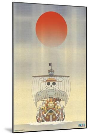 One Piece - The Thousand Sunny Artistic - Wood-Mounted Wall Art Print, 13x19