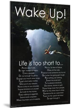 Wake Up!! - Wood-Mounted Wall Art Print, 24x36